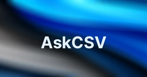 AskCSV AI Datenanalyse